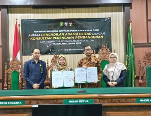 Pengadilan Agama Blitar Teken Kontrak Perencanaan Pembangunan Gedung Baru