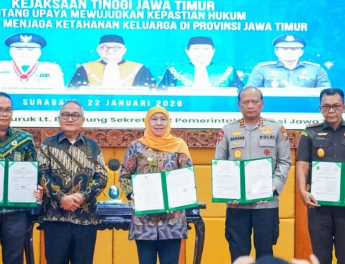 Ketua PTA Surabaya dan Gubernur Khofifah Teken MoU Perkuat Kepastian Hukum Ketahanan Keluarga di Jatim