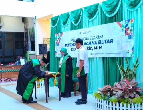 PA Blitar Resmi Lantik Hakim Baru Hasil Mutasi dari PA Situbondo