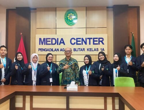 Ketua PA Blitar Bekali Mahasiswa PKL UIN Malang dengan Materi Hukum Acara