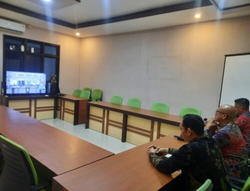 Ketua, Sekretaris, dan Panitera Muda Gugatan PA Blitar Ikuti Rapat Koordinasi PTA Surabaya